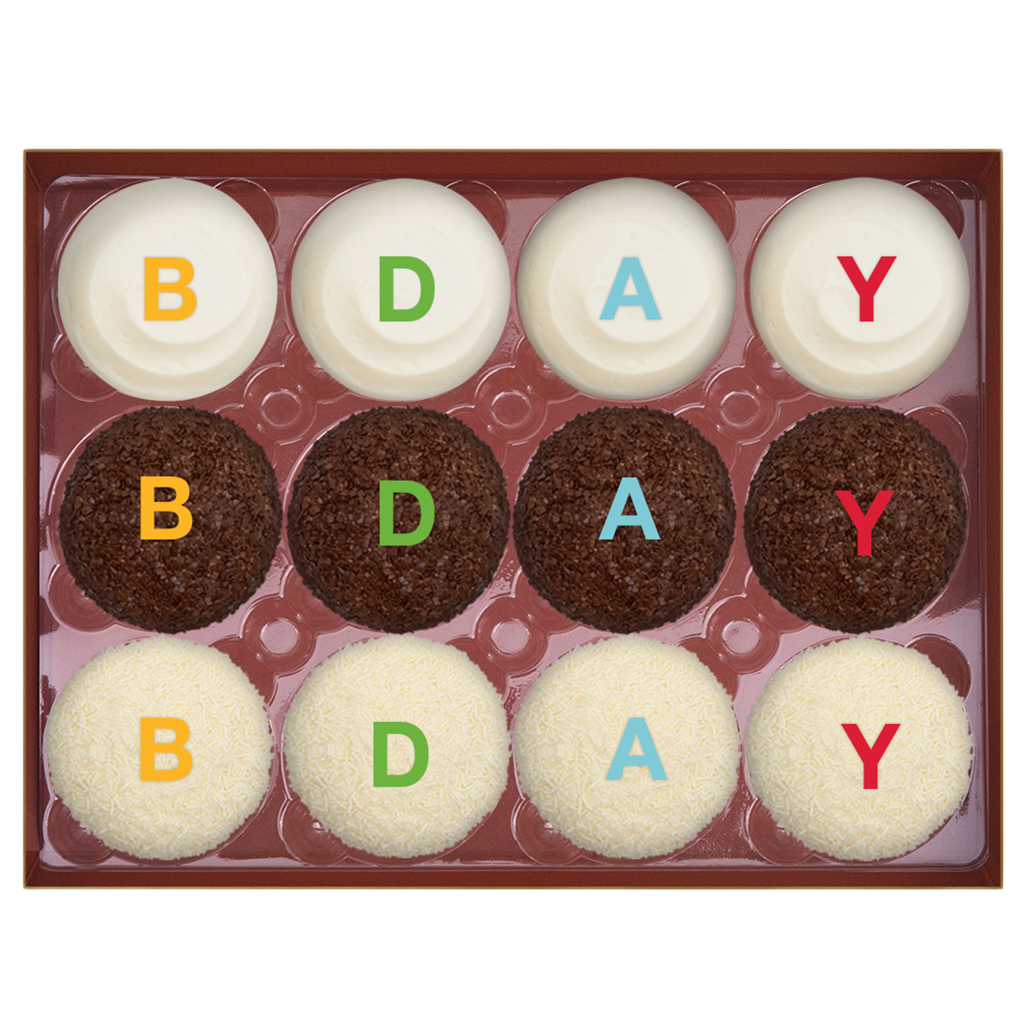 BDAY BDAY BDAY Dozen Box