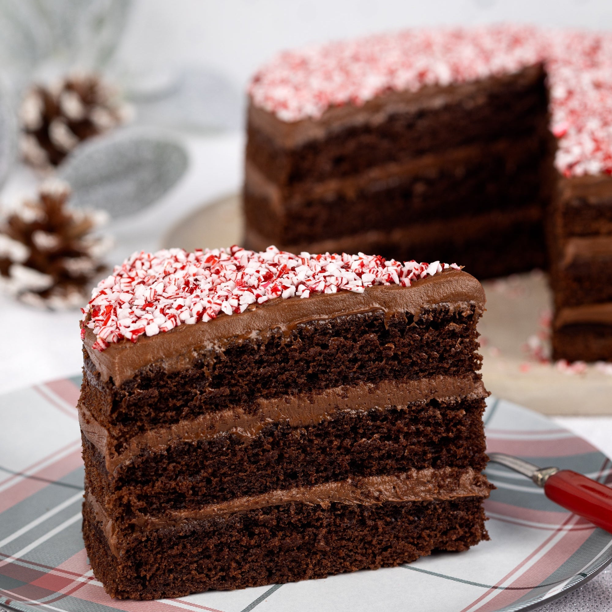 Chocolate Peppermint Layer Cake