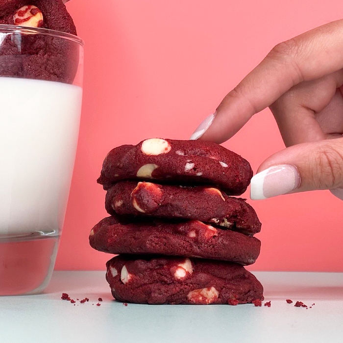 Red Velvet Mini Cookies